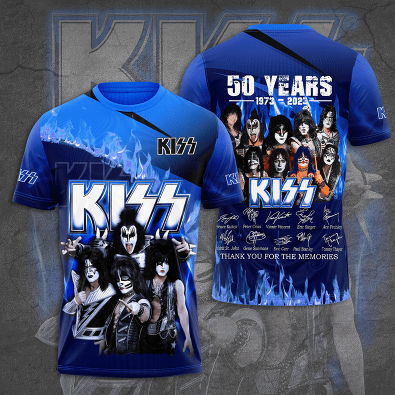 Kiss Band 50 Years 1973-2023 Shirt Limited Edition